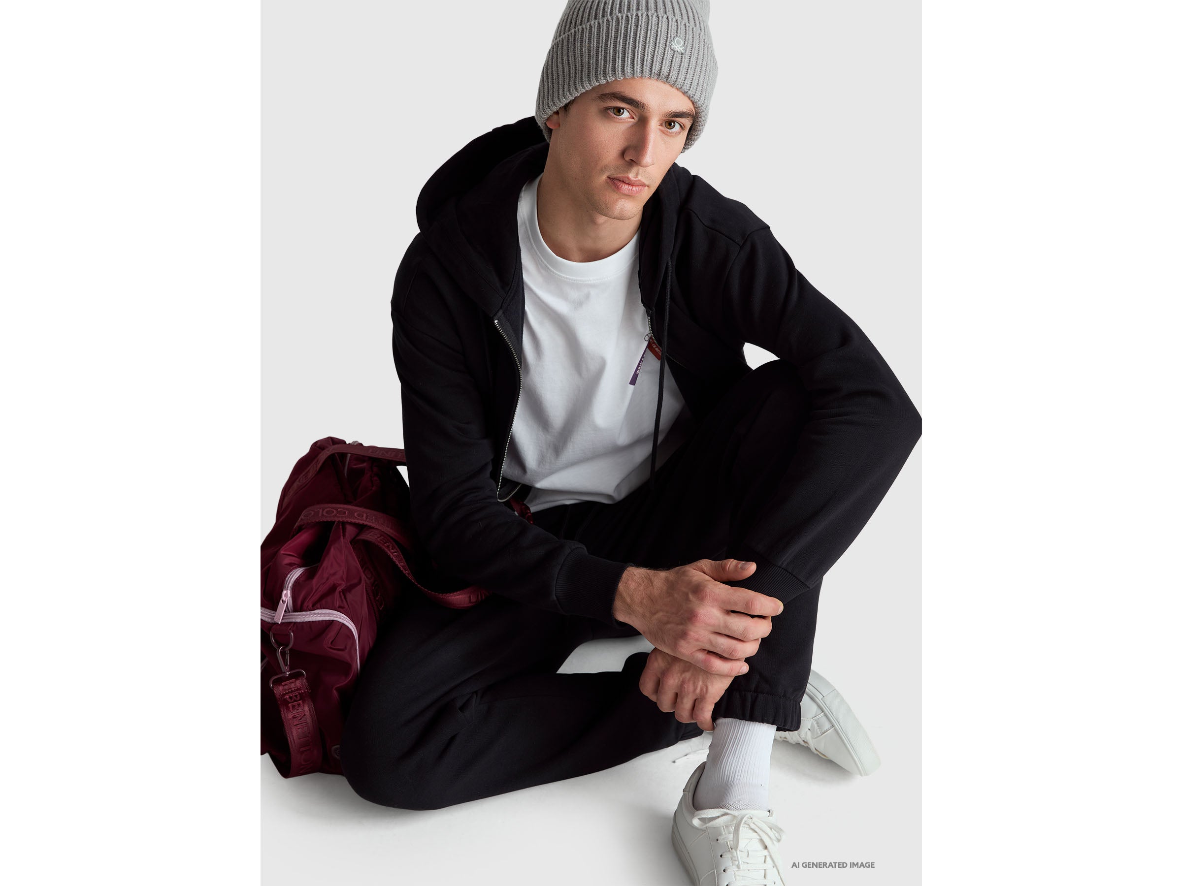 T-shirt relaxed fit com estampa à frente e atrás - ucb_image_FY