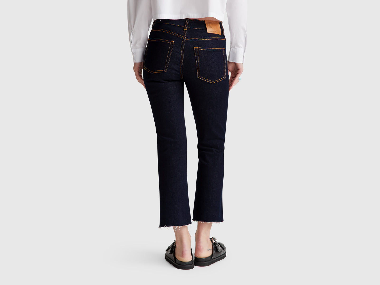 Jeans cropped em algodão - ucb_image_B