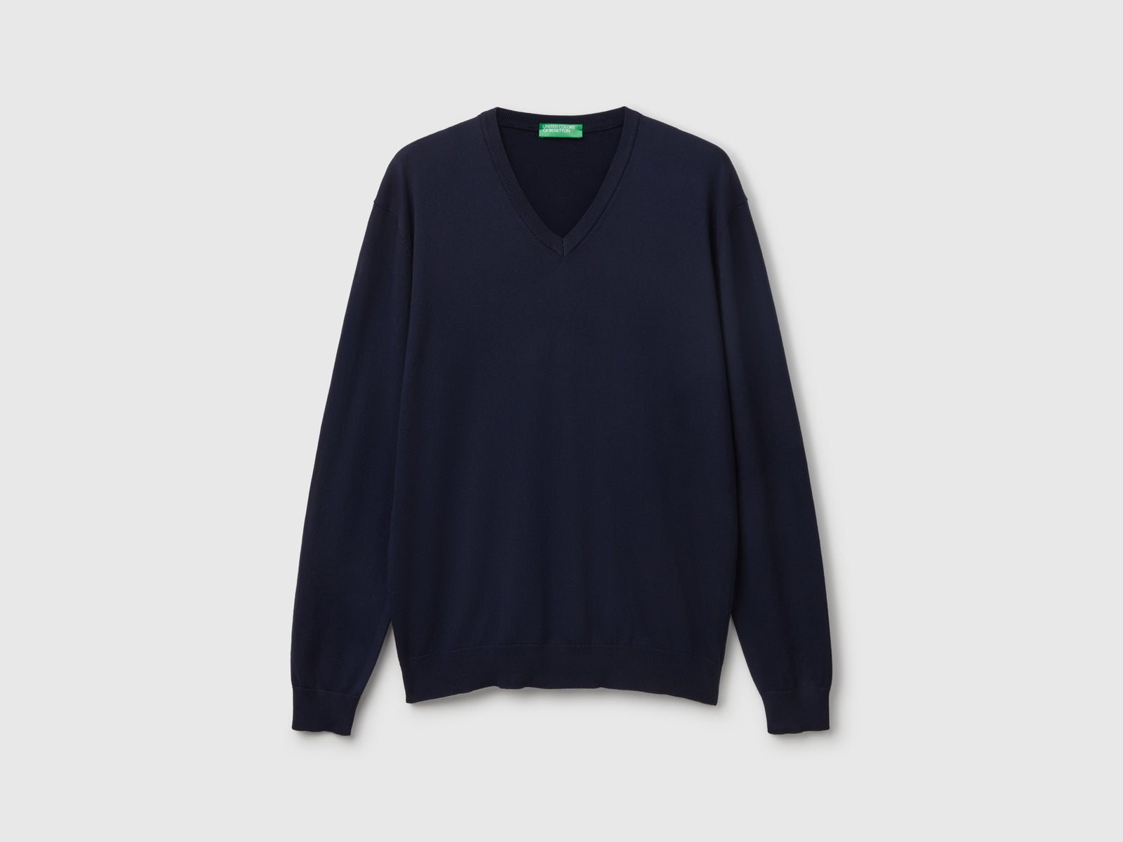 Camisola em algodão puro com decote em V - ucb_image_FS