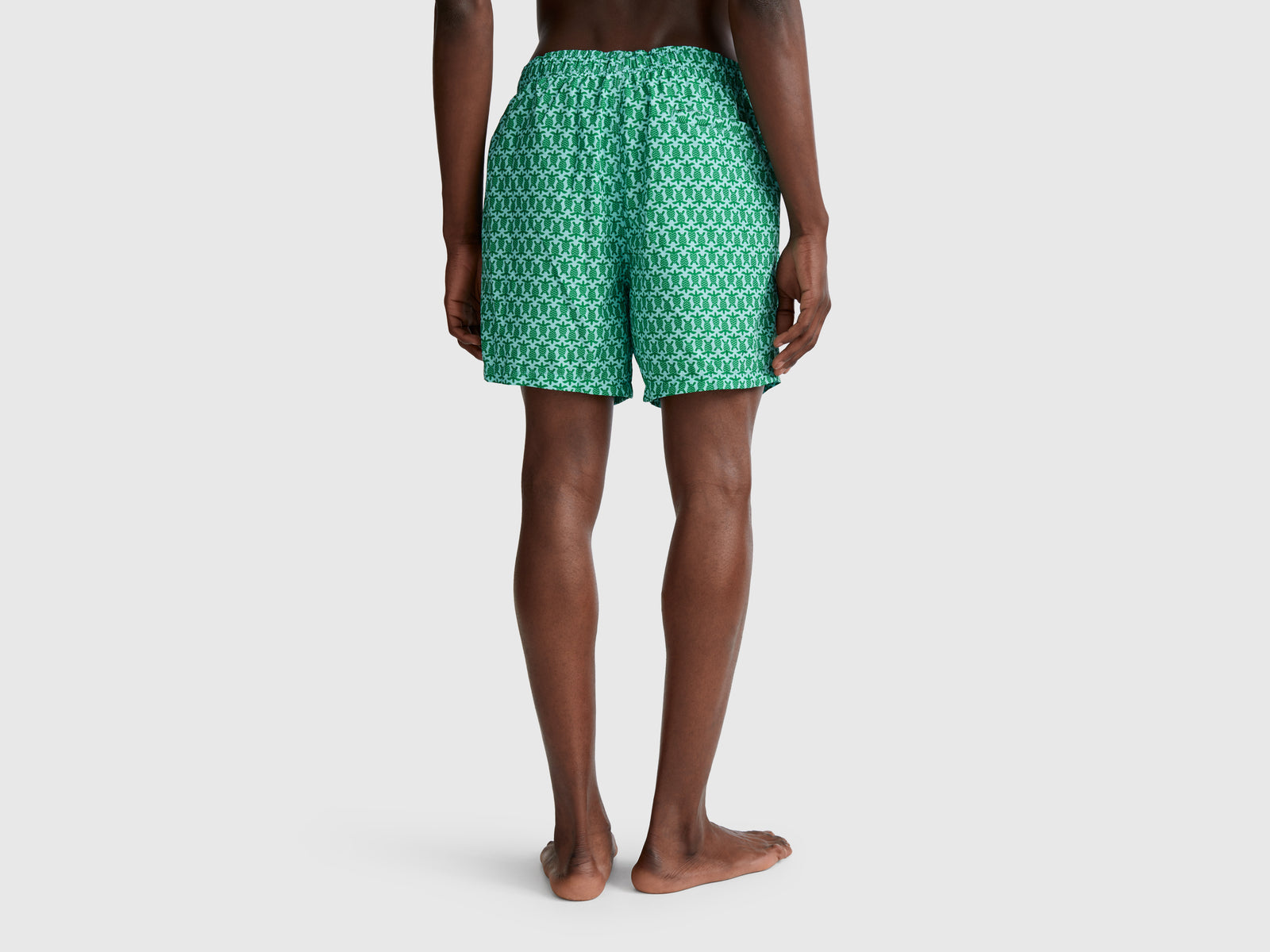 Shorts de natação em nylon estampado - ucb_image_B