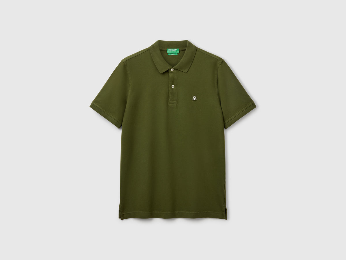 Polo verde-oliva slim fit - ucb_image_FS