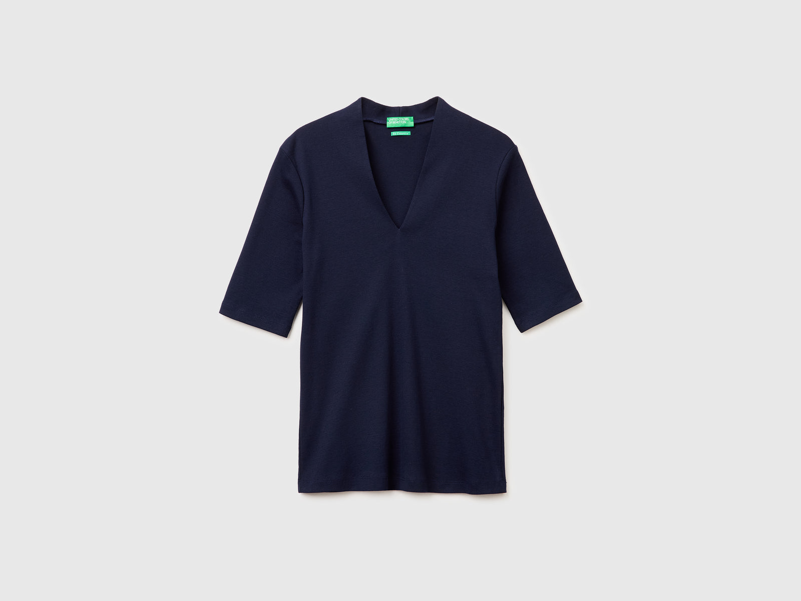 T-shirt slim fit em algodão de fibra longa - ucb_image_FS