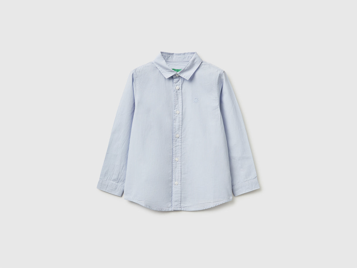 Camisa às riscas em algodão puro - ucb_image_FS