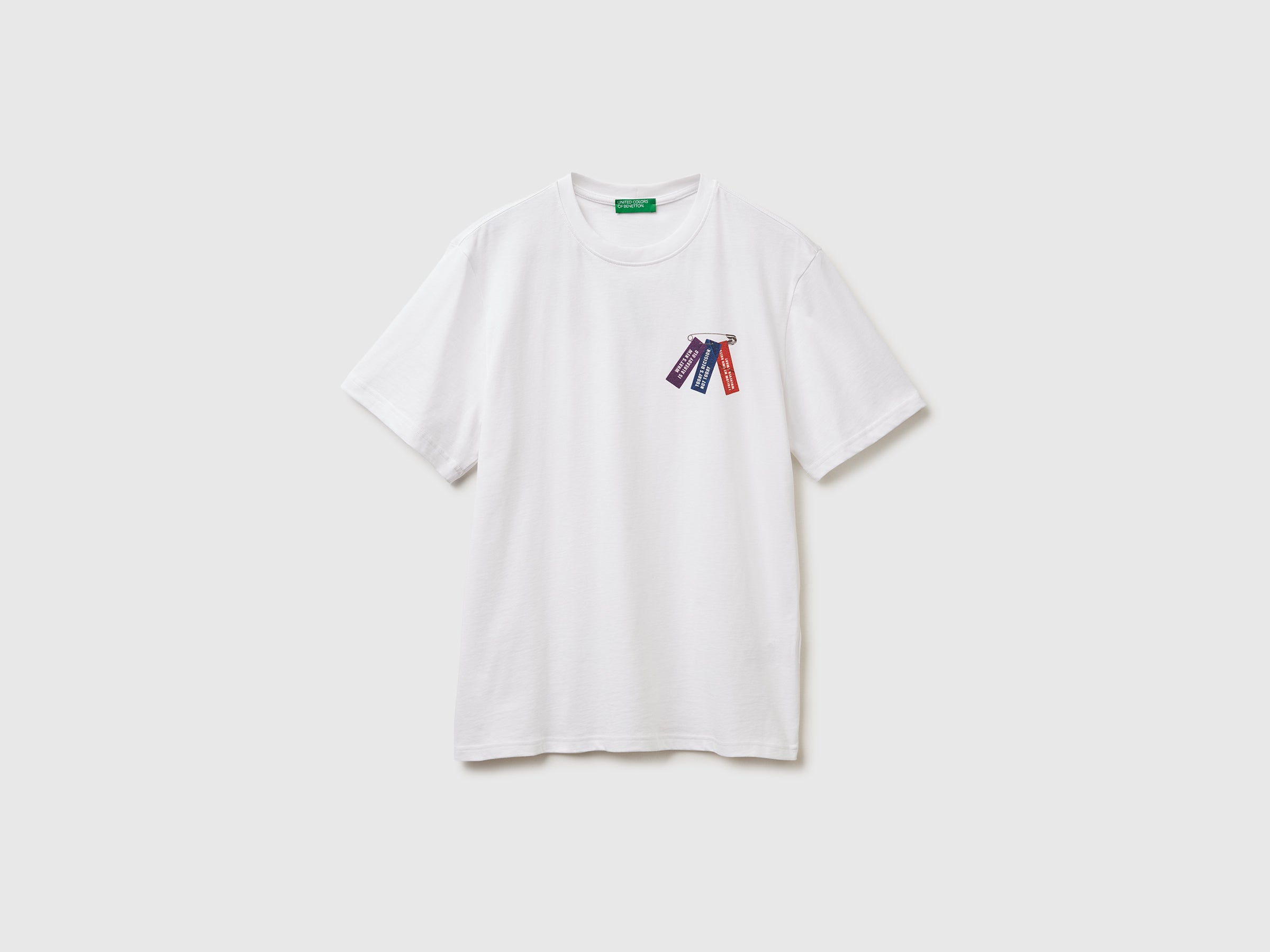 T-shirt relaxed fit com estampa à frente e atrás - ucb_image_FS