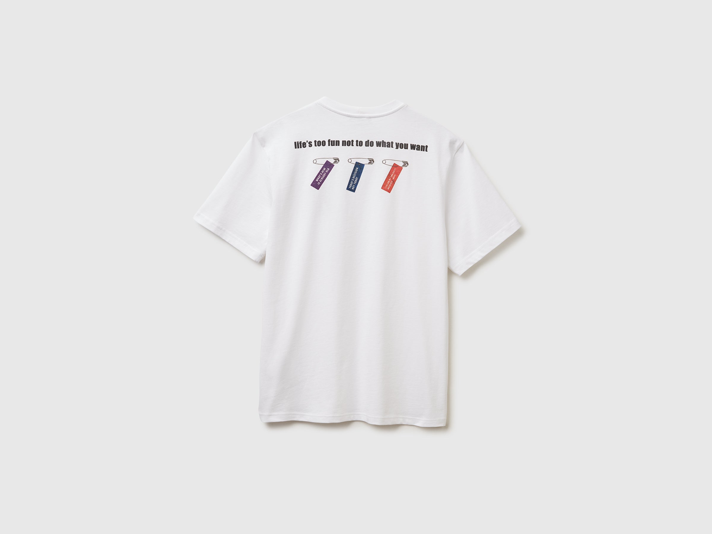 T-shirt relaxed fit com estampa à frente e atrás - ucb_image_BS