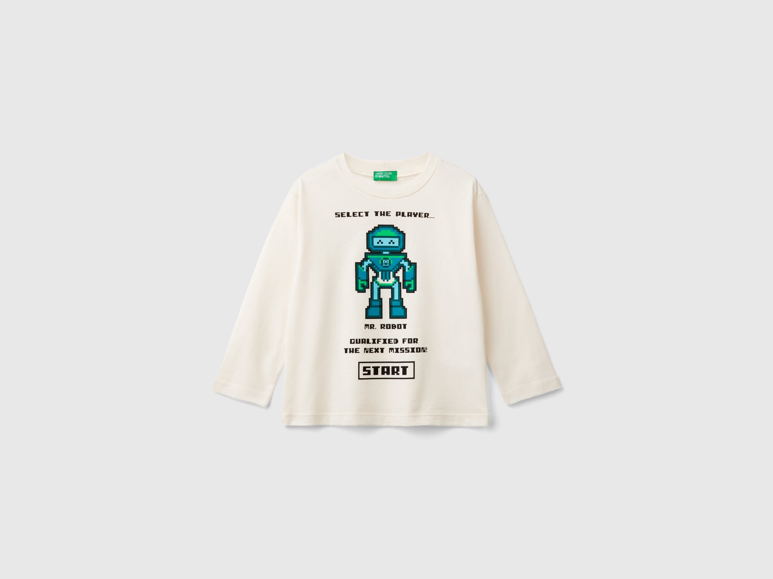 T-shirt com estampa em algodão quente orgânico - ucb_image_FS