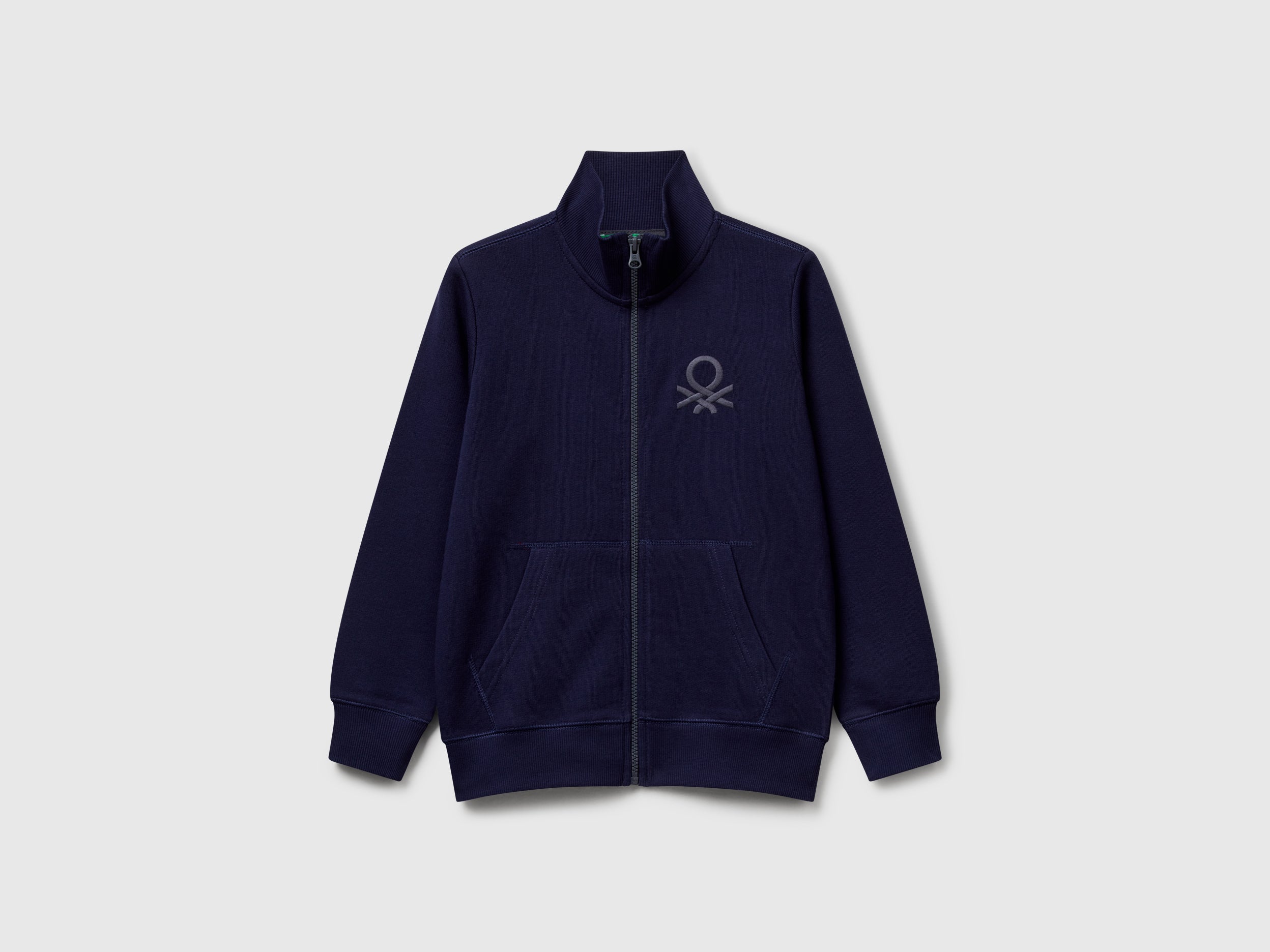 Pure cotton sweatshirt with zipper - ucb_image_FS
