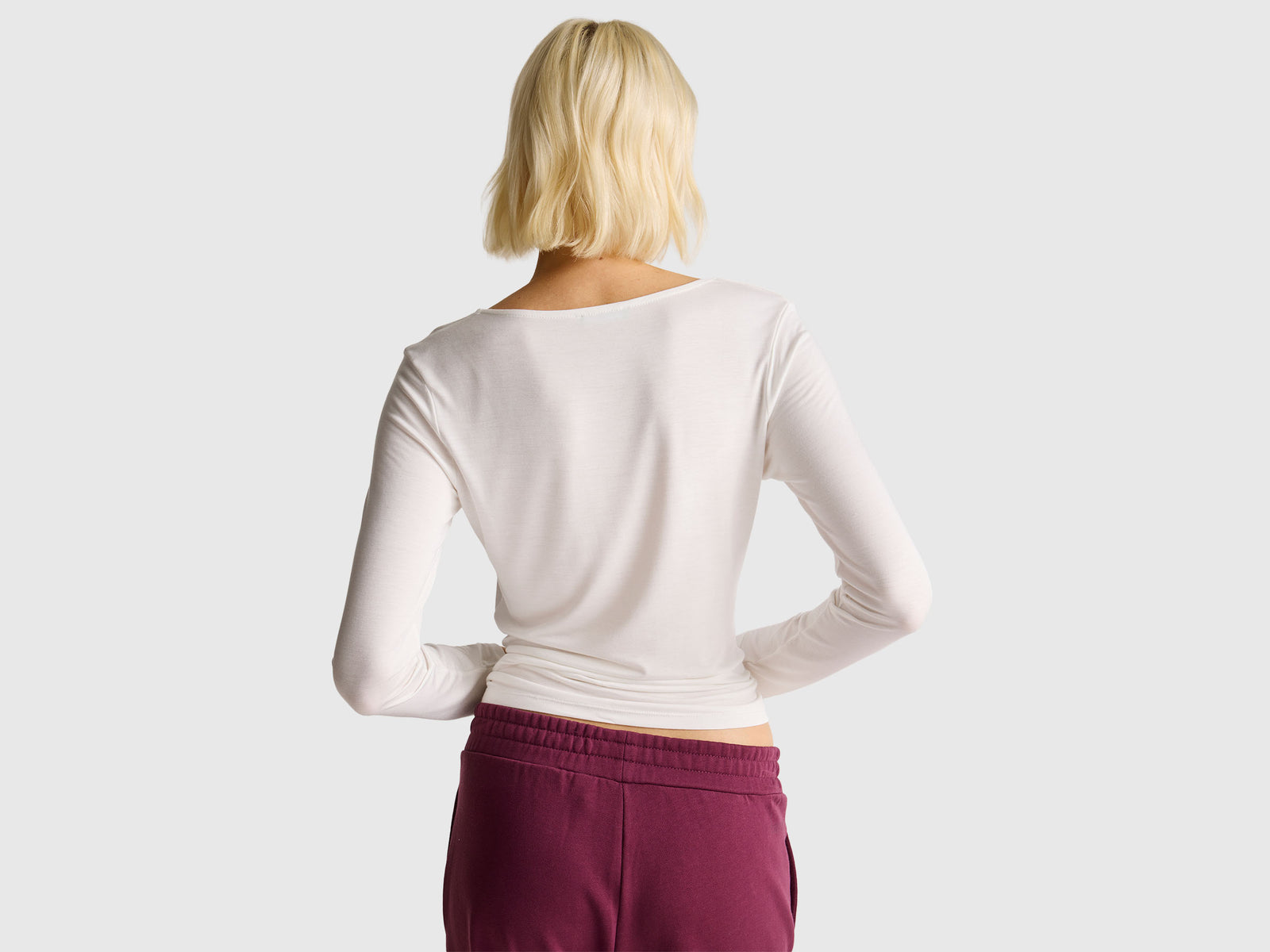 T-shirt slim fit em viscose stretch - ucb_image_B