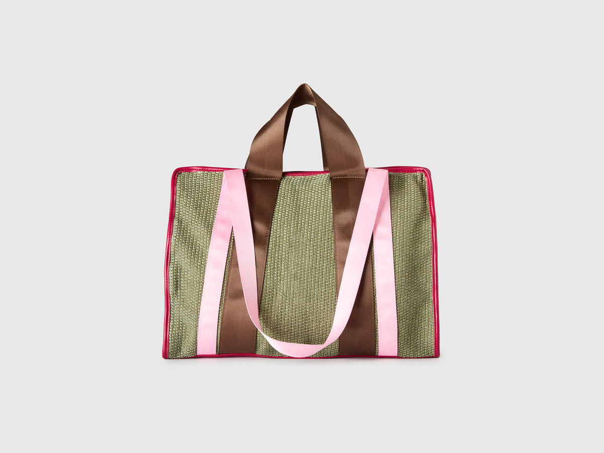 Maxi tote bag in raffia - ucb_image_FS