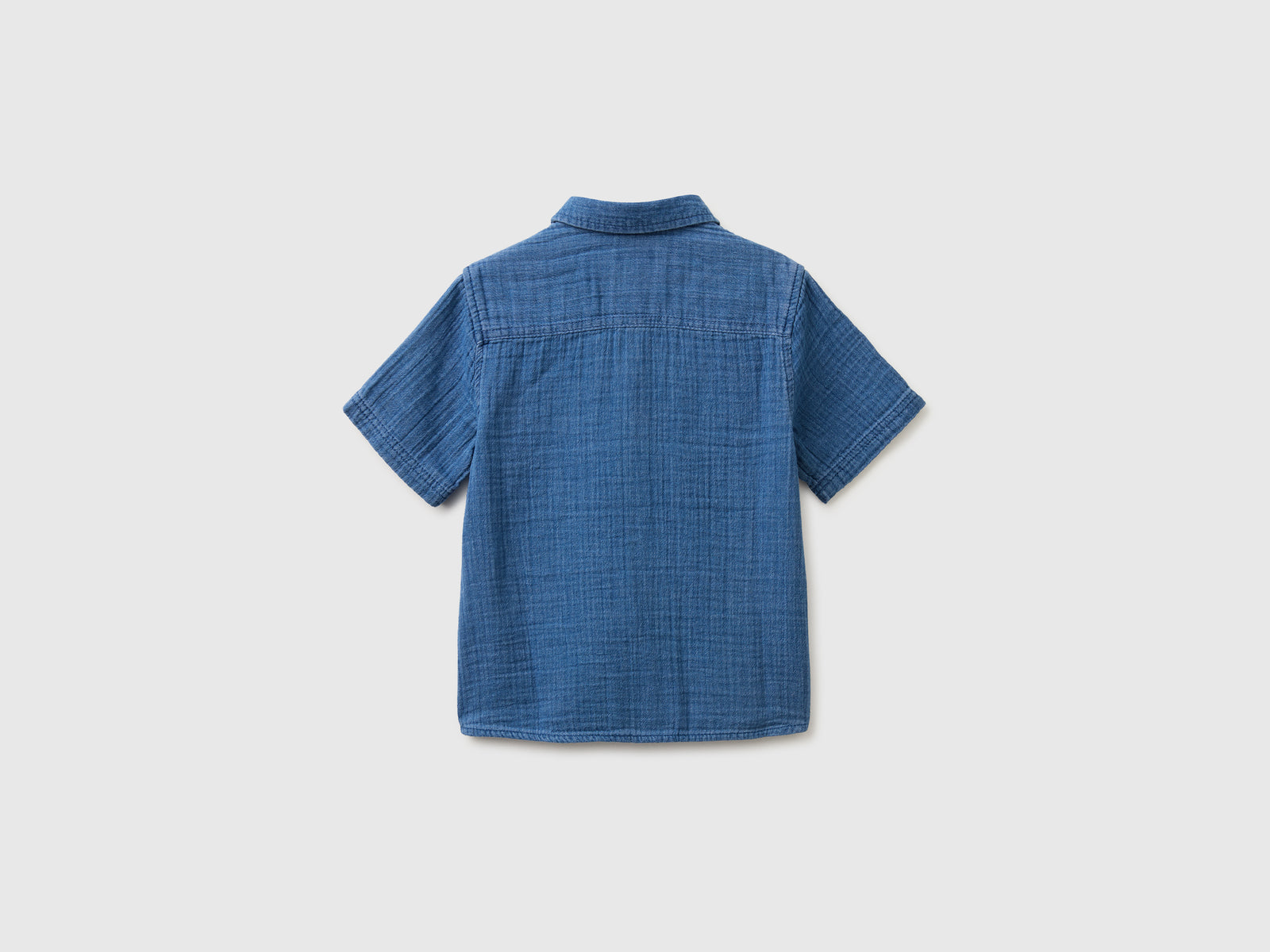 Short-sleeved shirt in light gauze - ucb_image_BS
