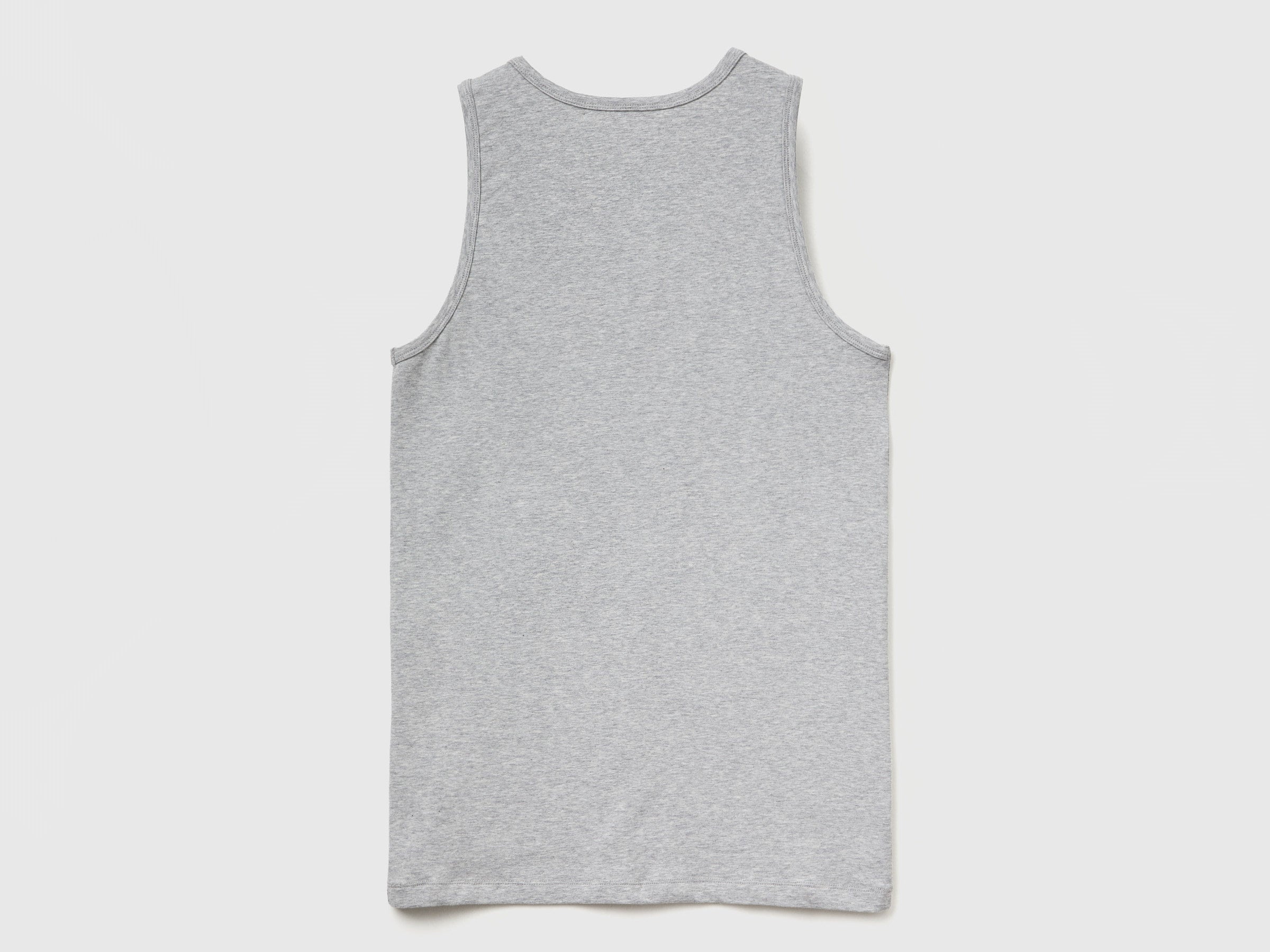 T-shirt sem mangas de roupa interior em algodão orgânico stretch - ucb_image_BS