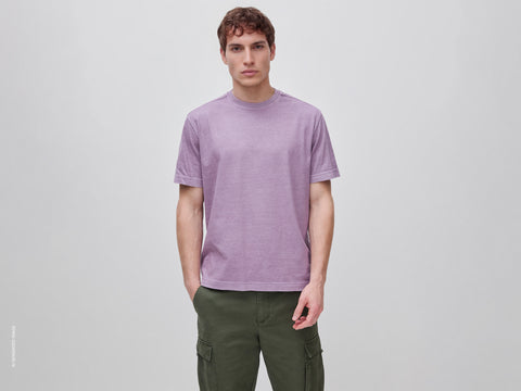 T-shirt com tingimento à base de pigmento - ucb_image_F