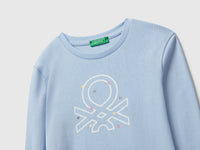 T-shirt com logótipo glitter em algodão - ucb_image_DS1