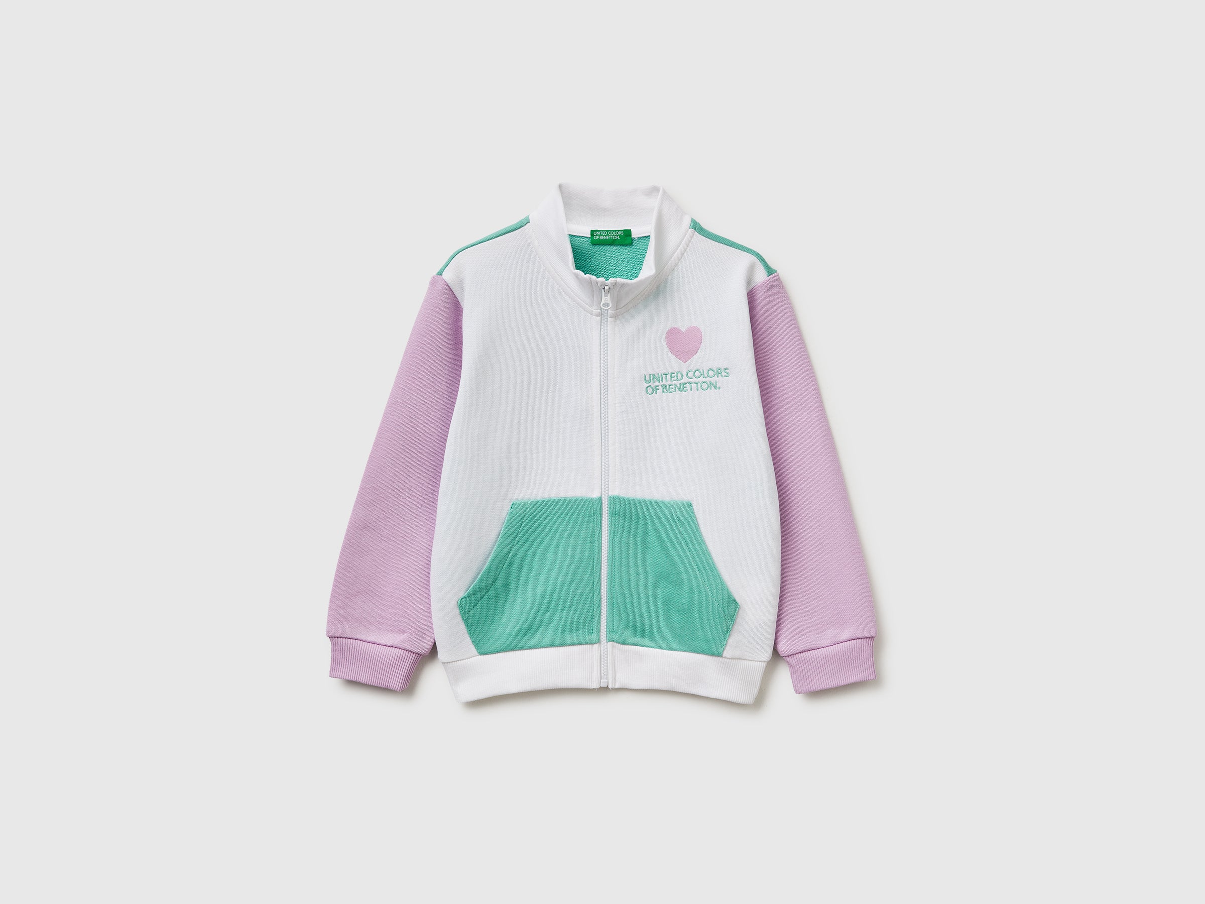 Zip-up sweatshirt with print - ucb_image_FS