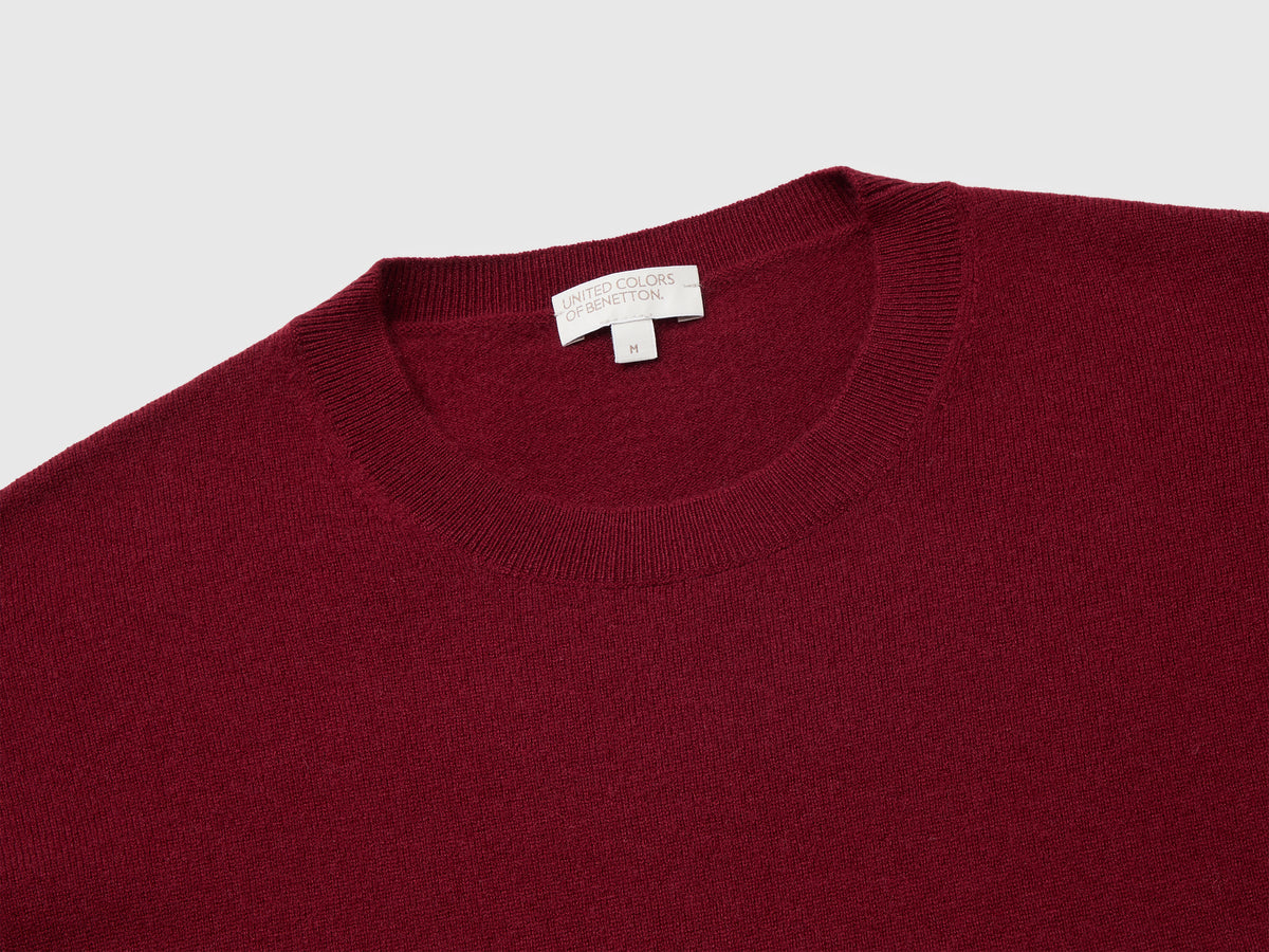 Camisola de gola redonda em mistura de lã e caxemira - ucb_image_DS1