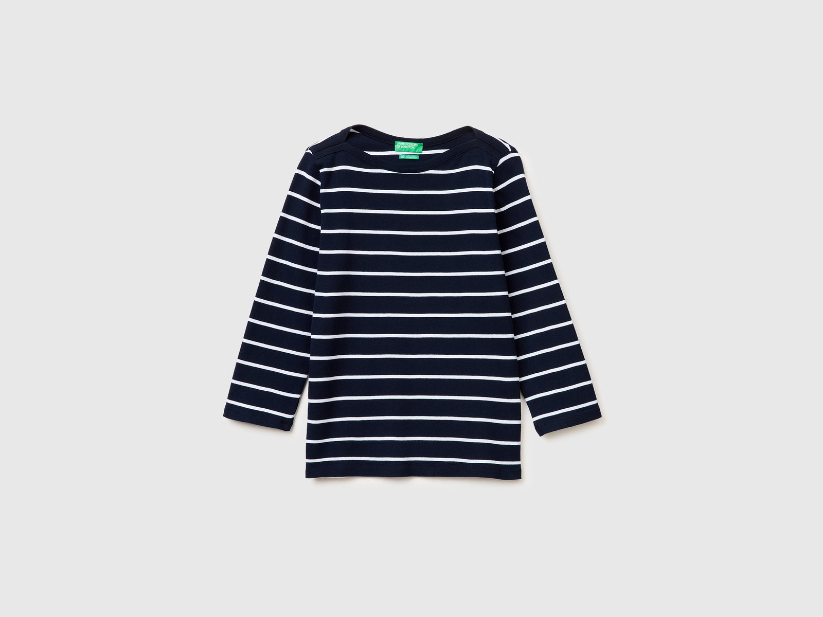 Striped t-shirt with boat neck - ucb_image_FS