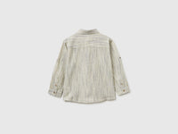 Striped linen blend shirt - ucb_image_BS