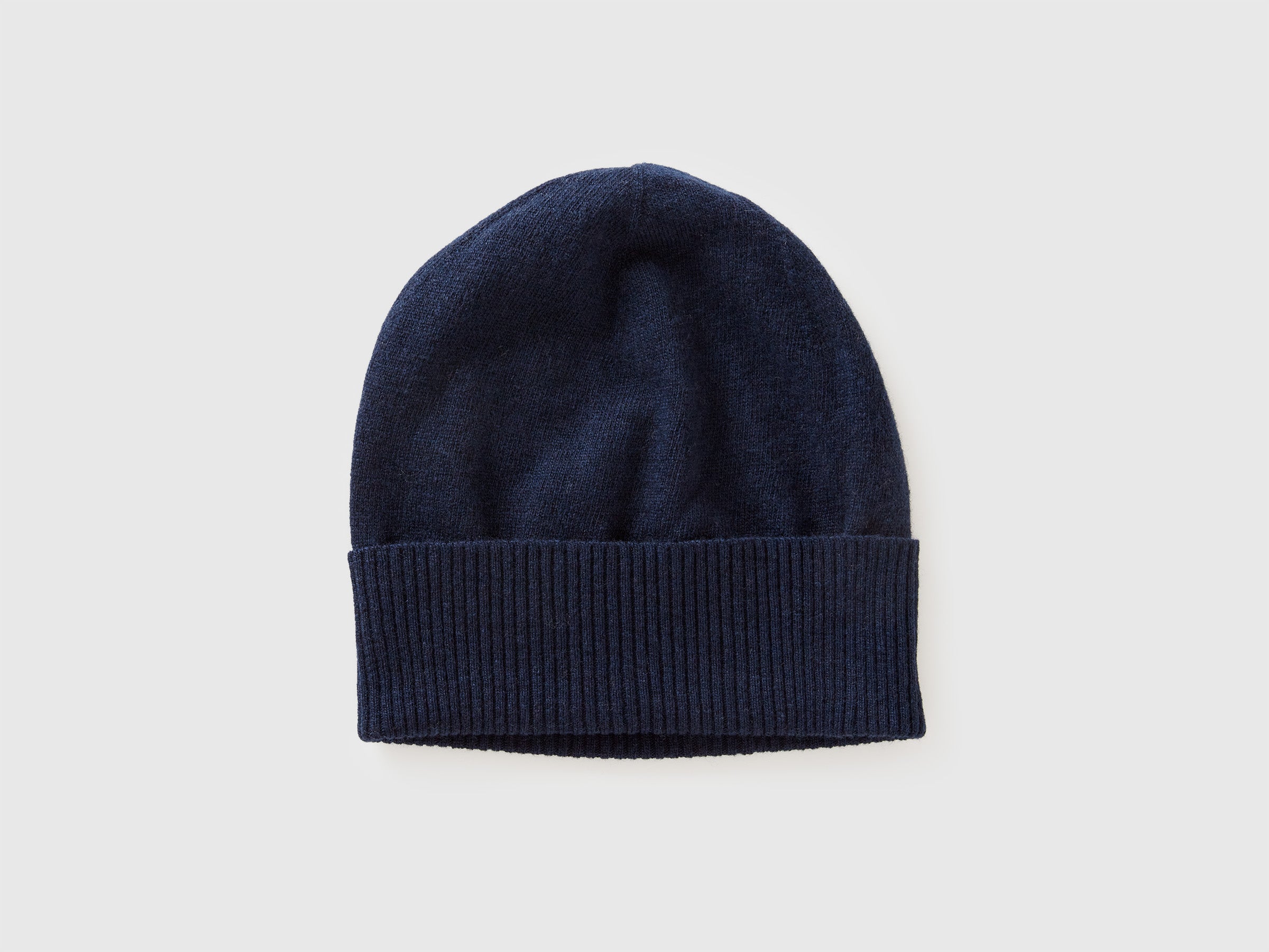 Gorro azul-escuro em pura lã Merino - ucb_image_FS