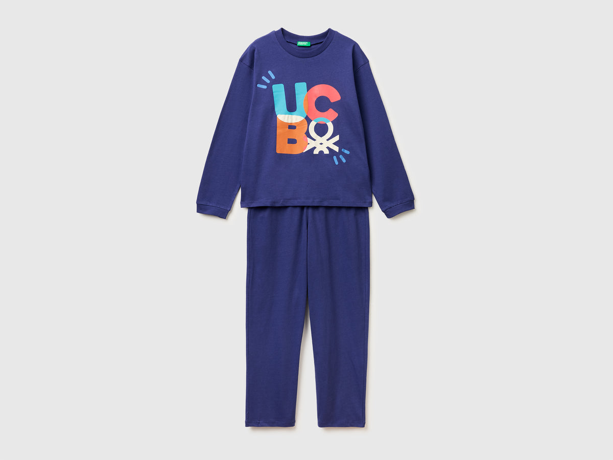 Soft pyjamas with logo print - ucb_image_FS