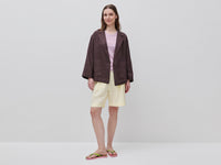 Blazer de abotoadura simples em 100% linho - ucb_image_FY