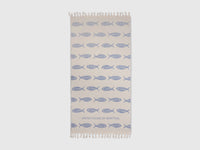 Toalha de praia jacquard com peixes azuis - ucb_image_FS