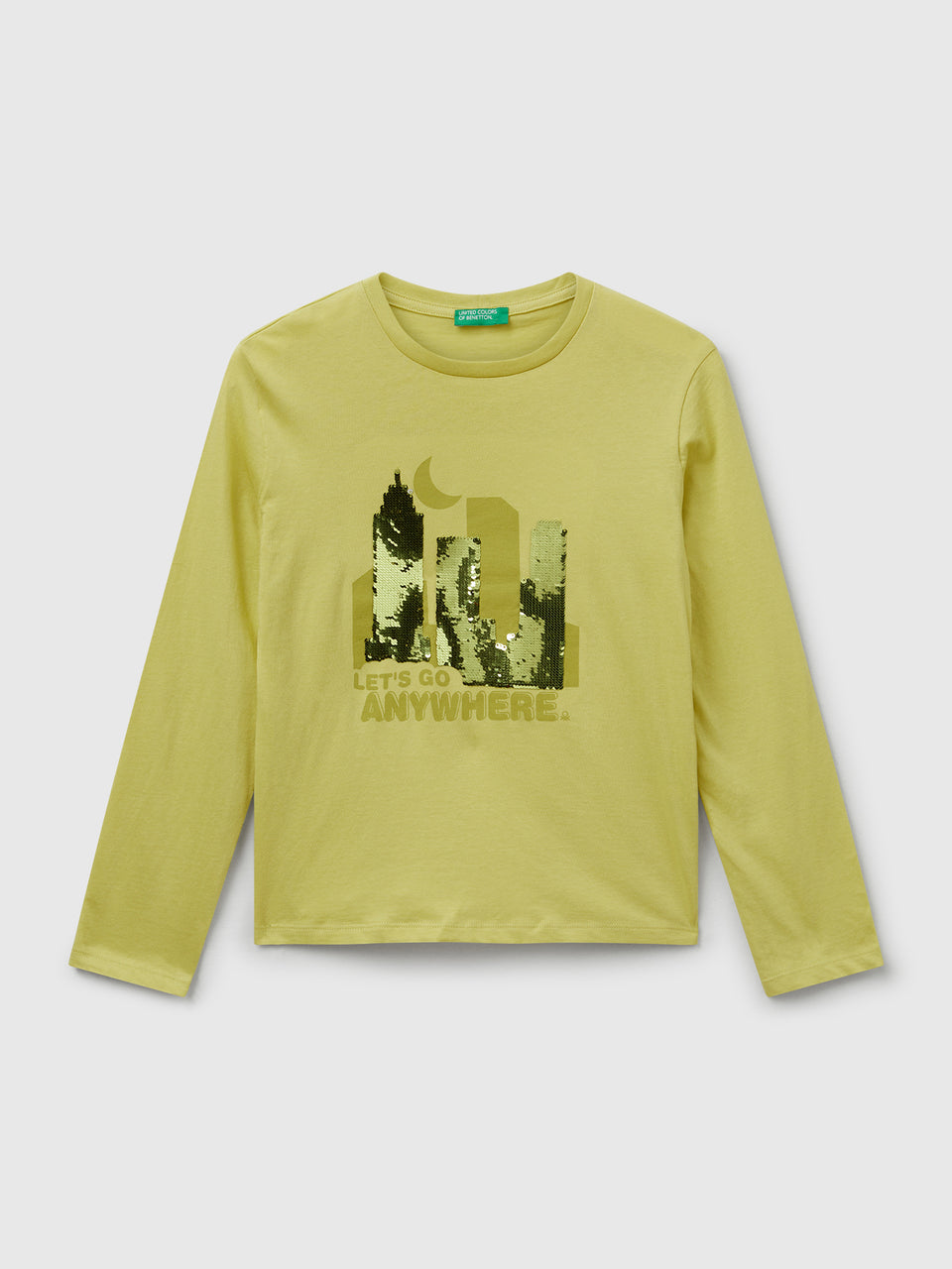 T-shirt com lantejoulas em algodão - ucb_image_FS