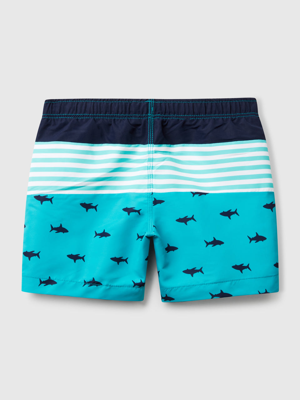 Boxers de banho com riscas e tubarões - ucb_image_BS