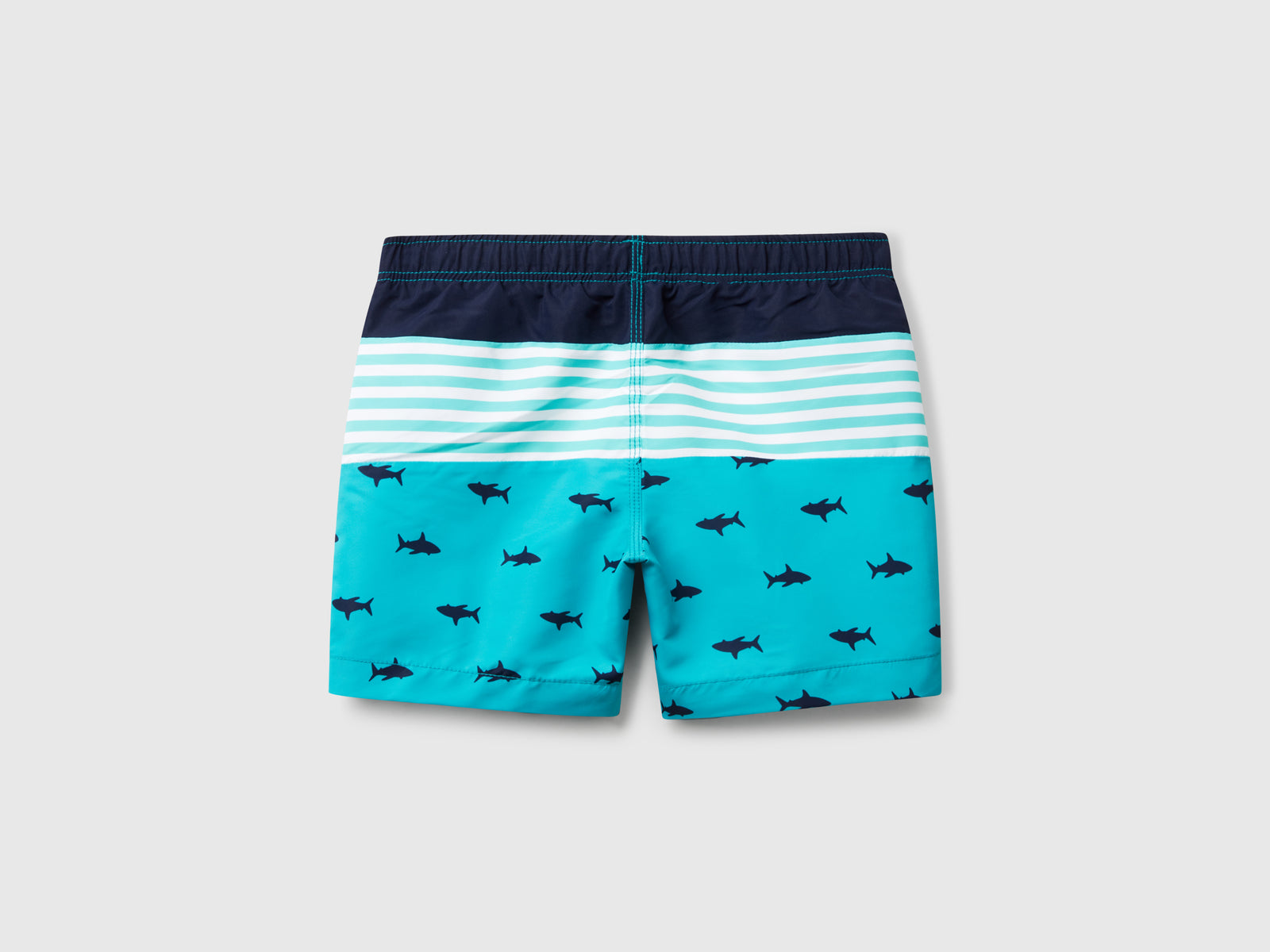 Boxers de banho com riscas e tubarões - ucb_image_BS