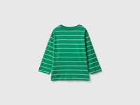 T-shirt às riscas com aplicação - ucb_image_BS