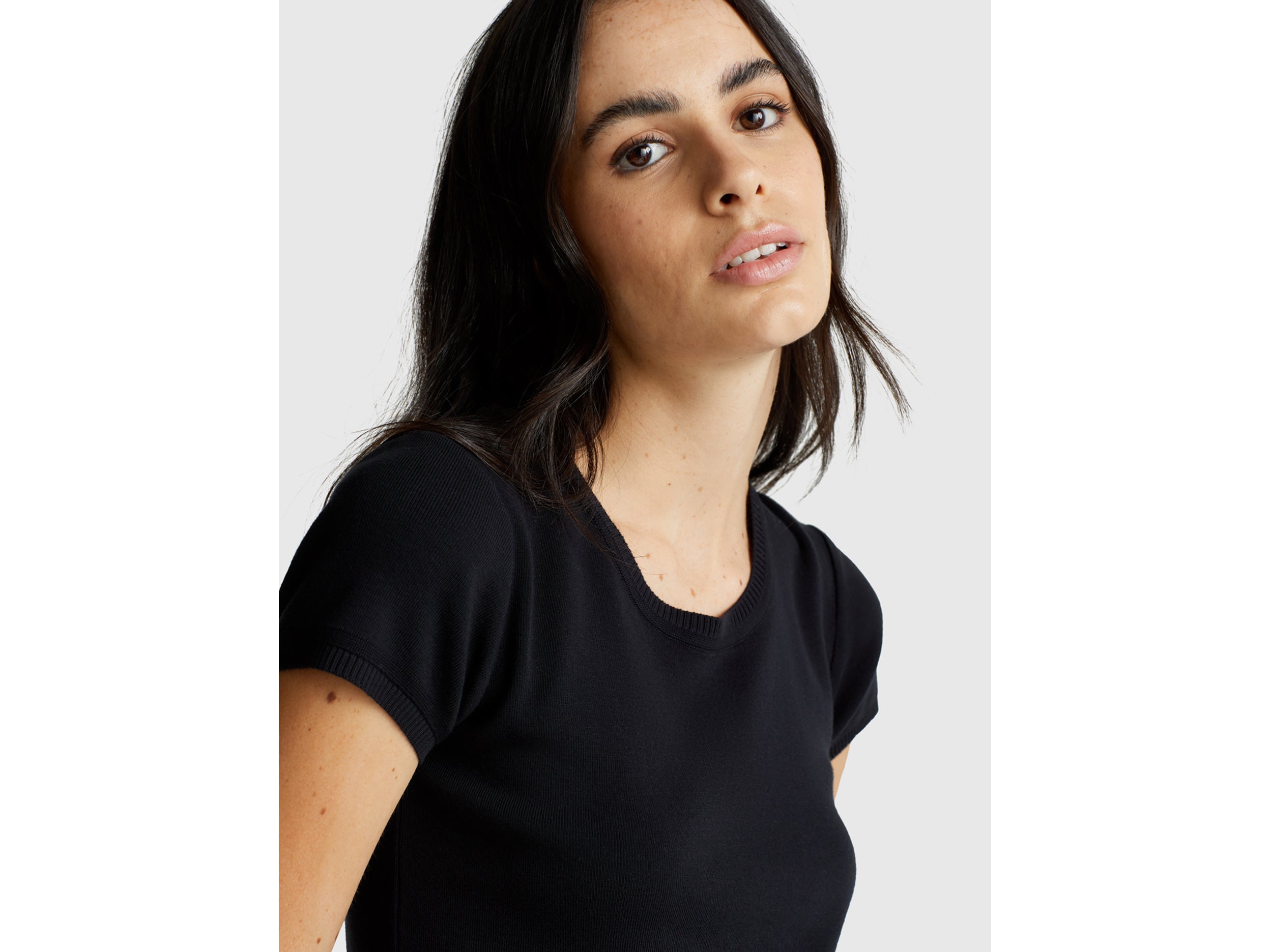 Camisola de manga curta em algodão puro - ucb_image_FY