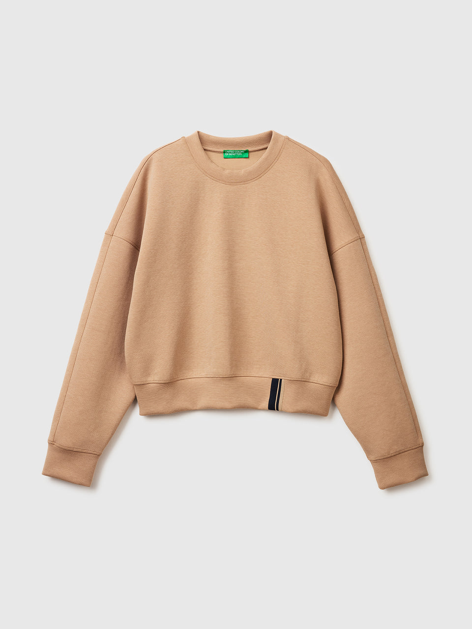 Boxy fit sweatshirt with crest on the back - ucb_image_FS