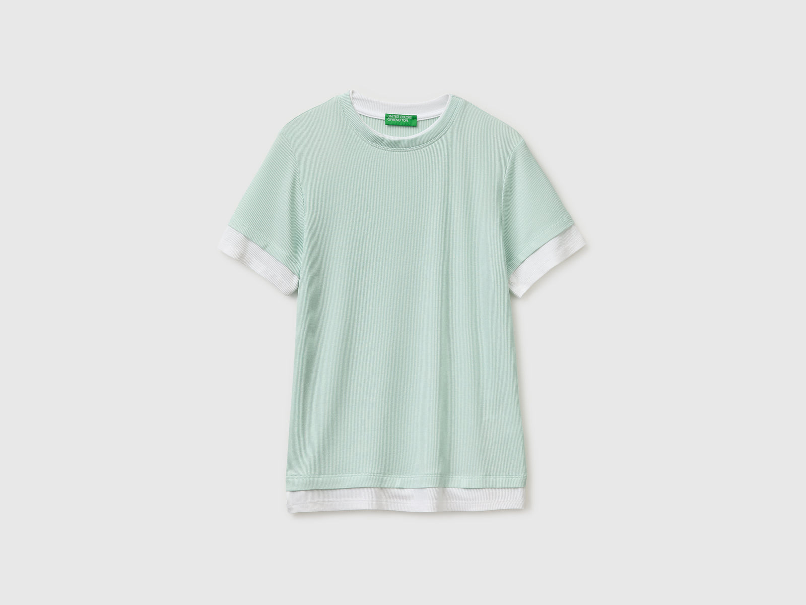 Slim fit ribbed T-shirt - ucb_image_FS