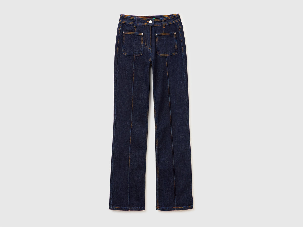 Jeans flare com nervura - ucb_image_FS