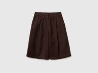 100% linen Bermuda shorts - ucb_image_FS