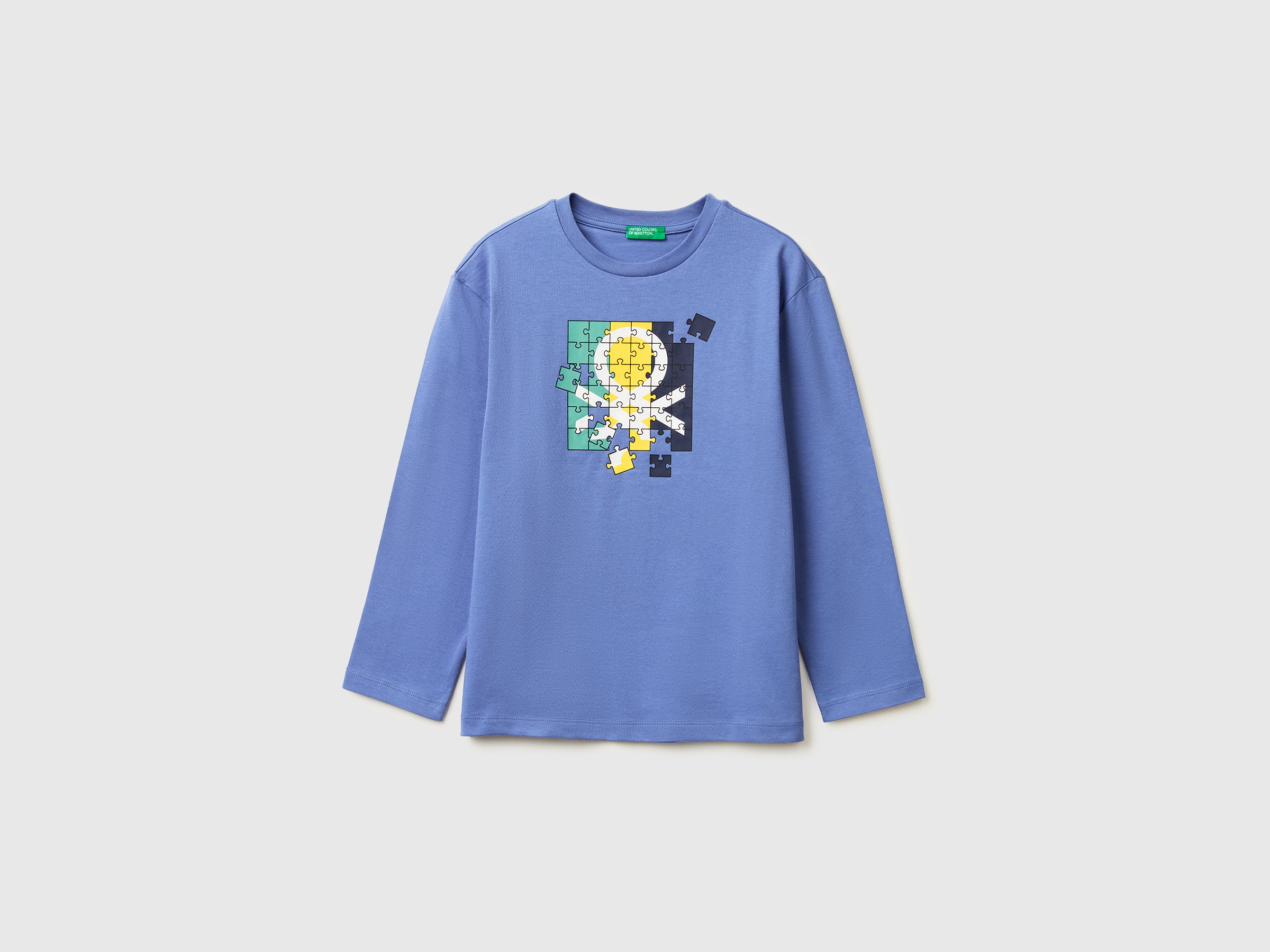 T-shirt in organic cotton with logo print - ucb_image_FS
