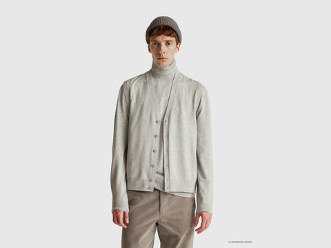 Colete de malha em mistura de viscose - ucb_image_F