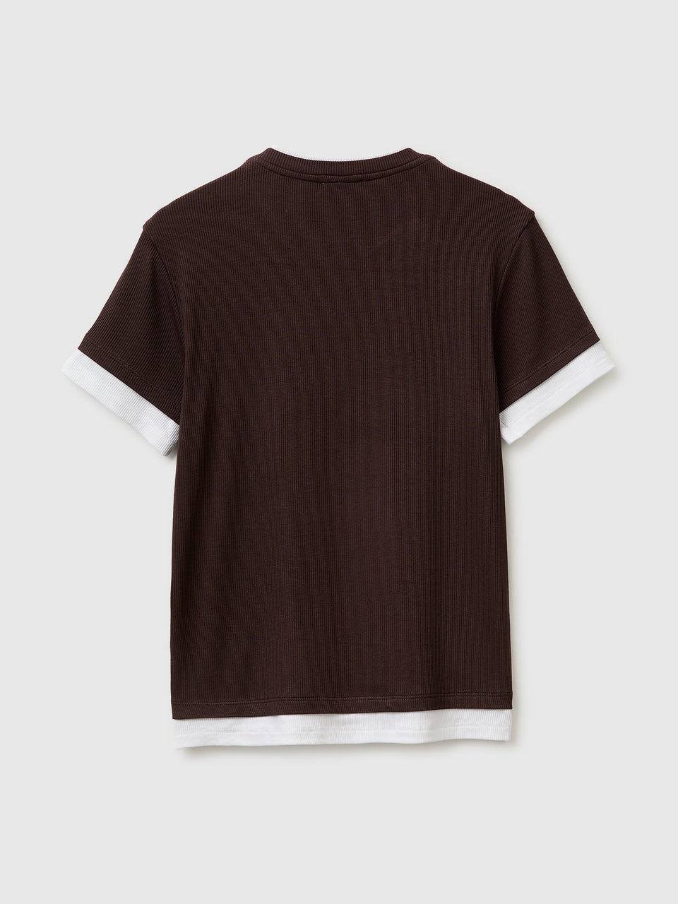 Slim fit ribbed T-shirt - ucb_image_BS