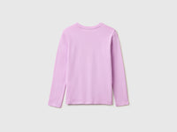 T-shirt com logótipo glitter em algodão orgânico - ucb_image_BS