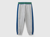 Calças em felpo com faixas - ucb_image_BS