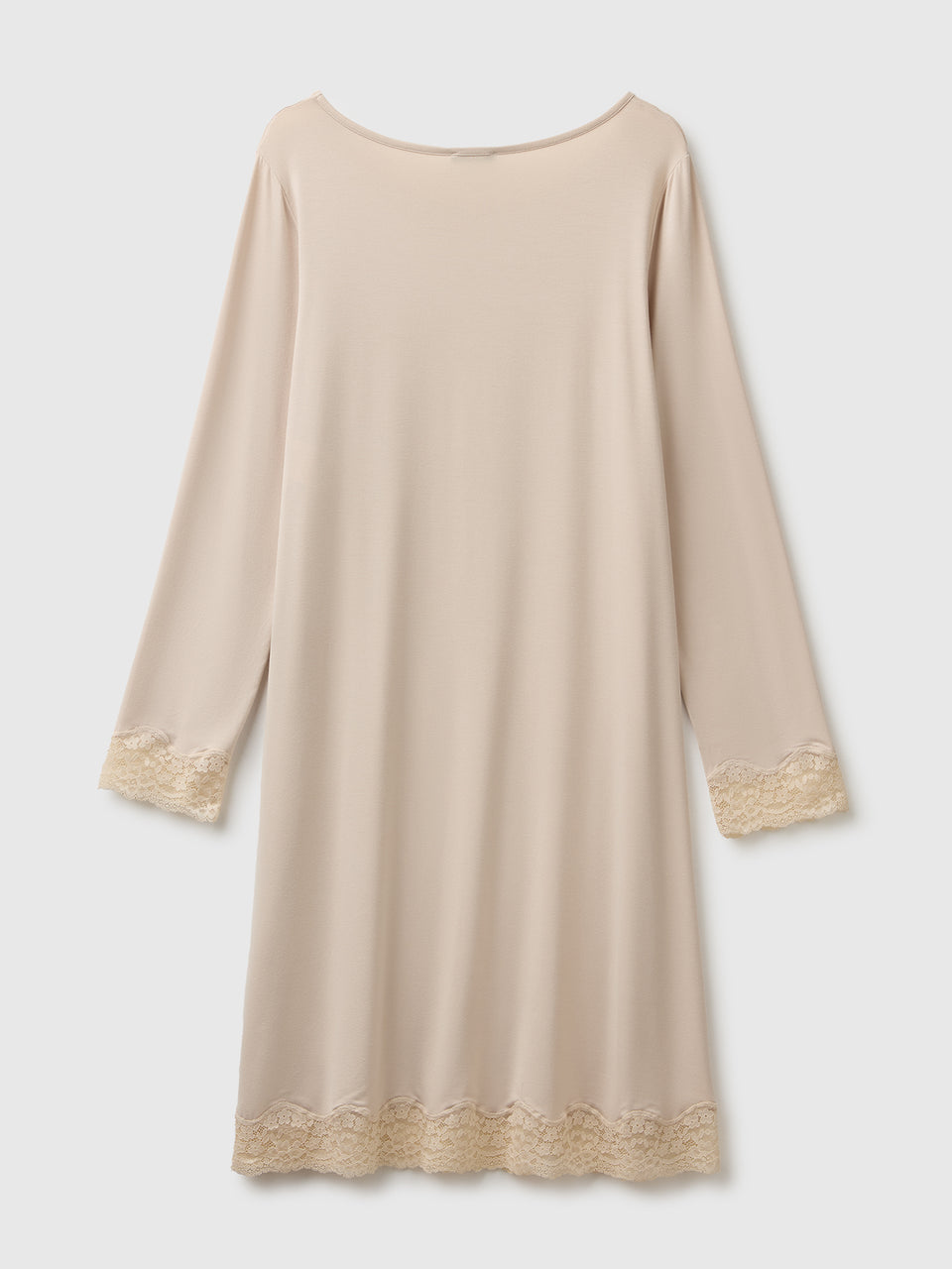Camisa de noite fluida com renda - ucb_image_BS