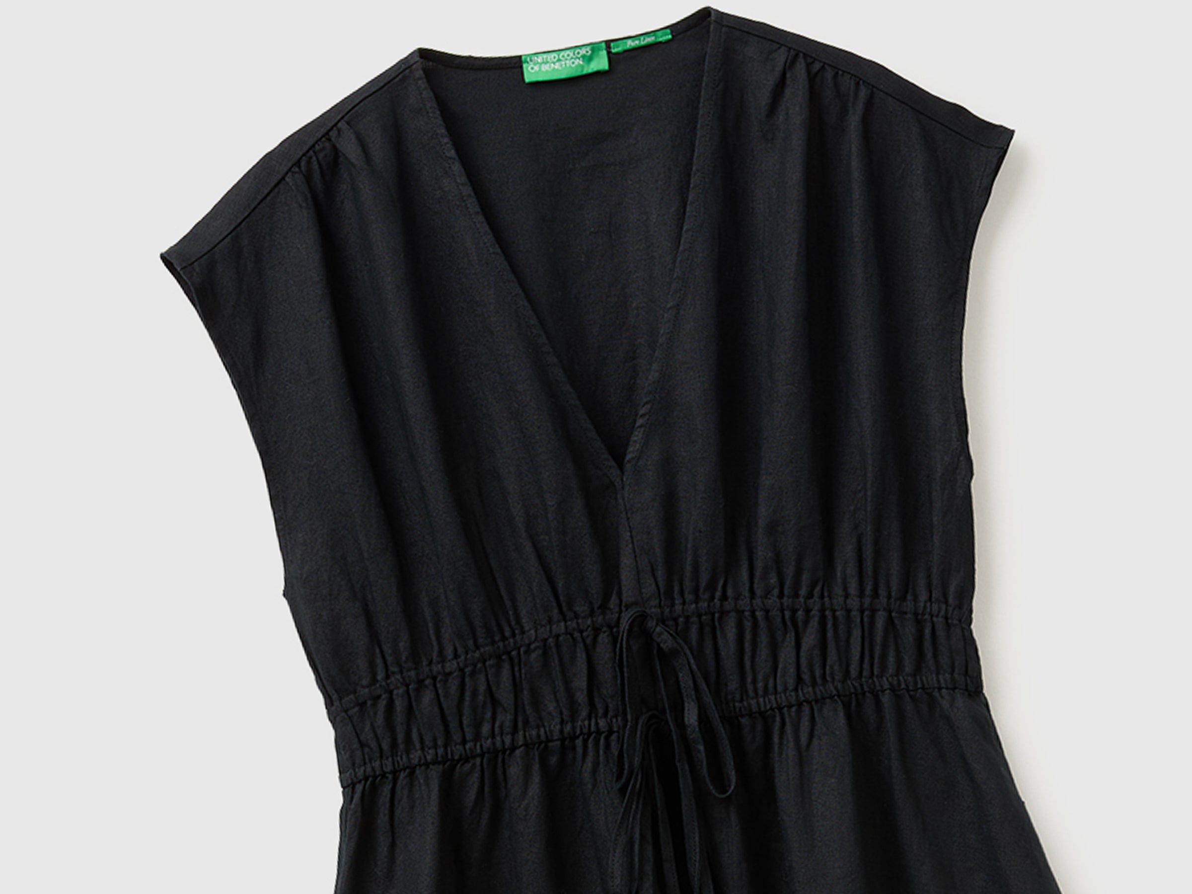 Vestido evasé em linho puro - ucb_image_FY