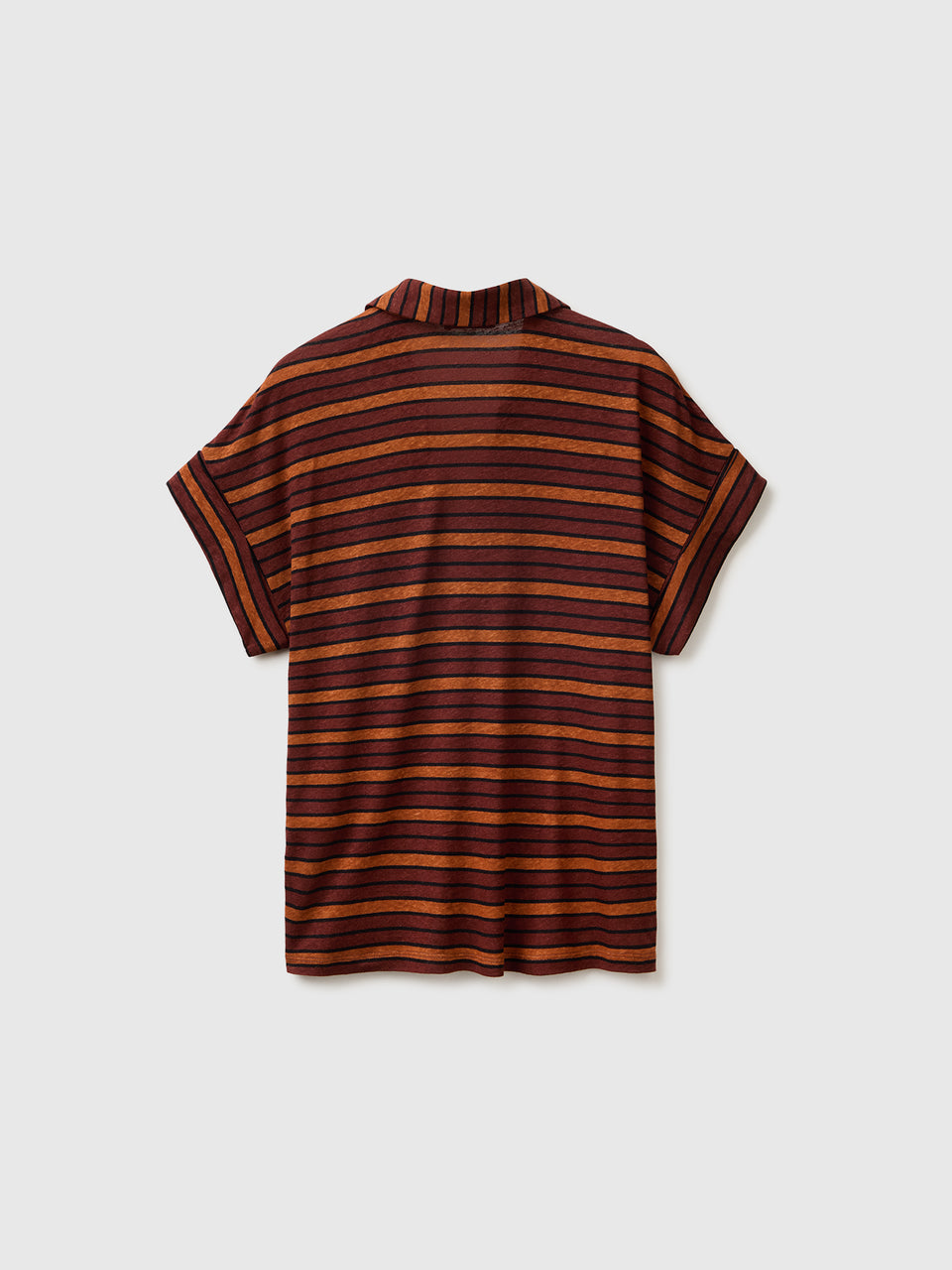 Striped polo-neck T-shirt - ucb_image_BS