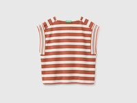 T-shirt sem mangas às riscas - ucb_image_FS