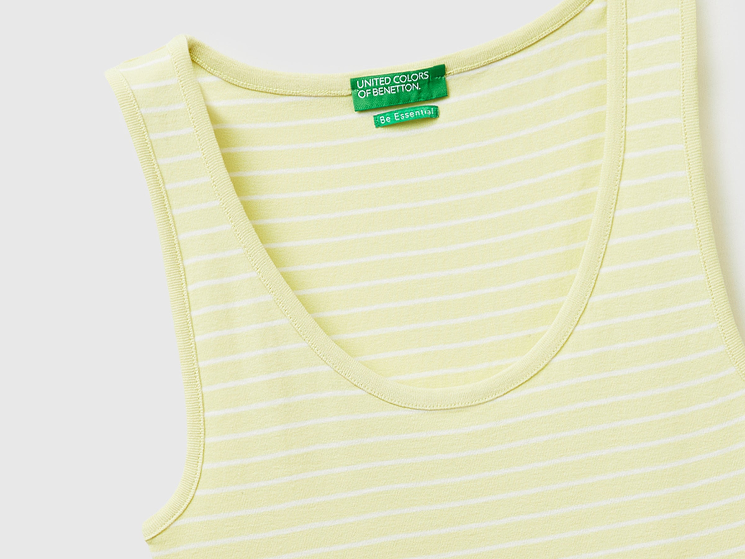 Striped tank top in pure cotton - ucb_image_DS1