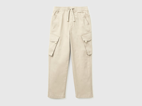 Stretch cotton cargo pants - ucb_image_FS