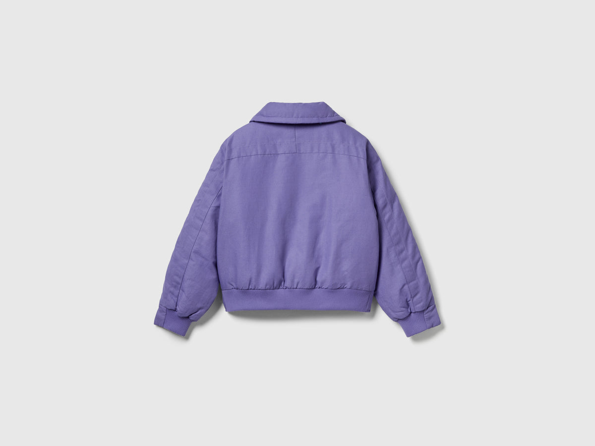 ASPESI GIUBBOTTO TANG HOOD - Jas - bicolore blue/donkerblauw