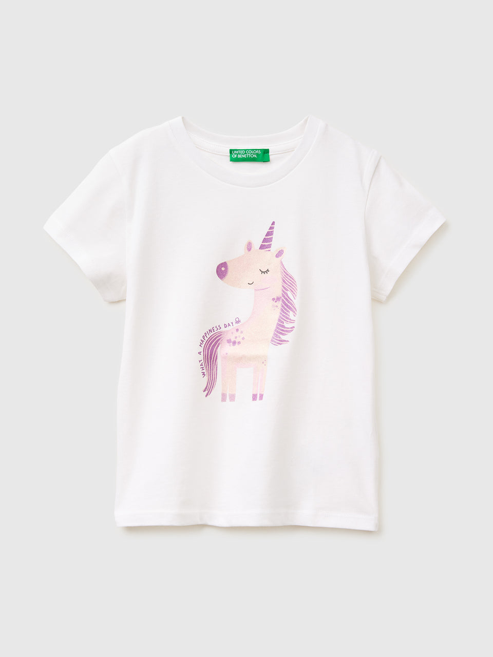 T-shirt with print and glitter - ucb_image_FS