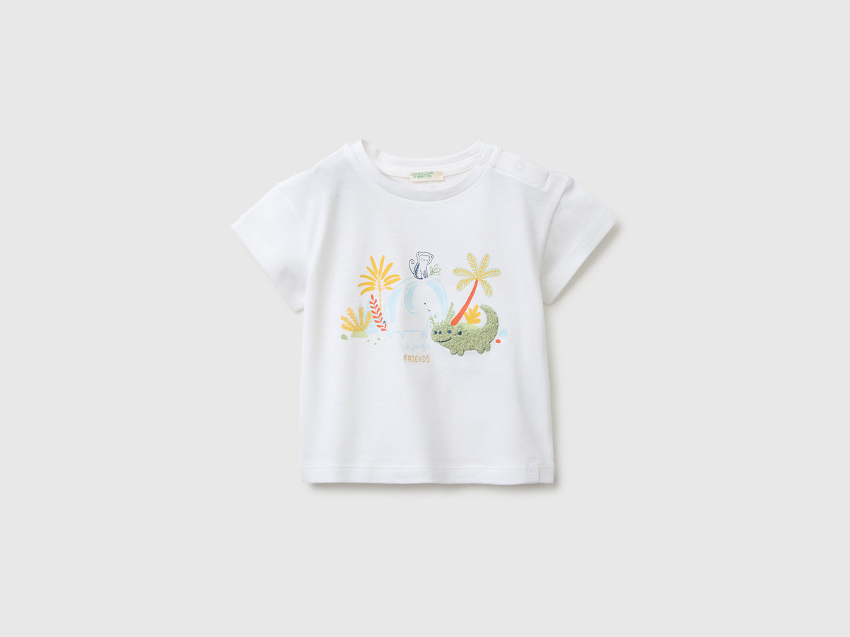 T-shirt with print and embroidery - ucb_image_FS