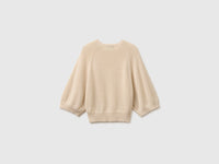 Oversized sweater in linen blend - ucb_image_BS