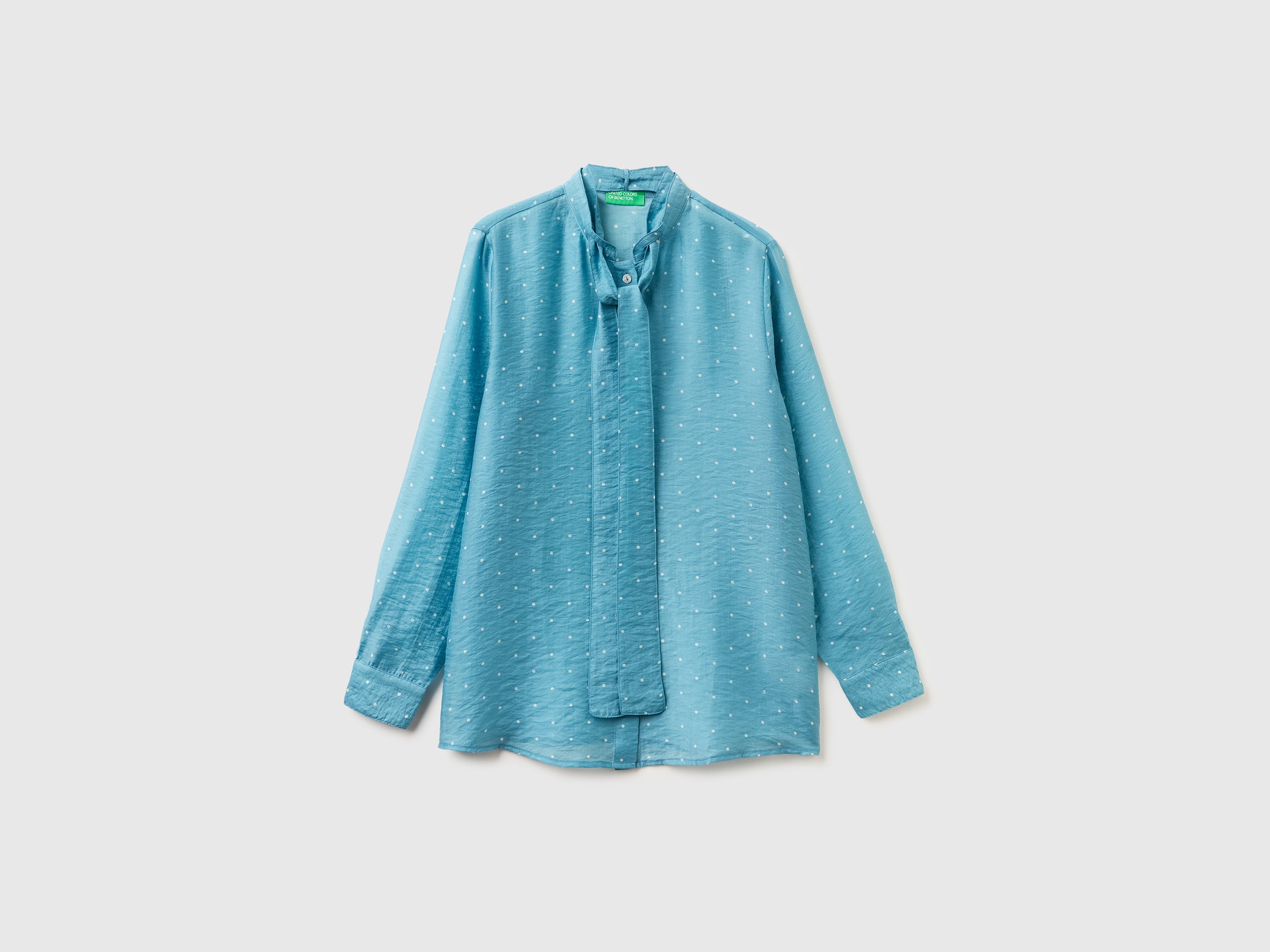 Camisa fluida com micro bolinhas - ucb_image_FS